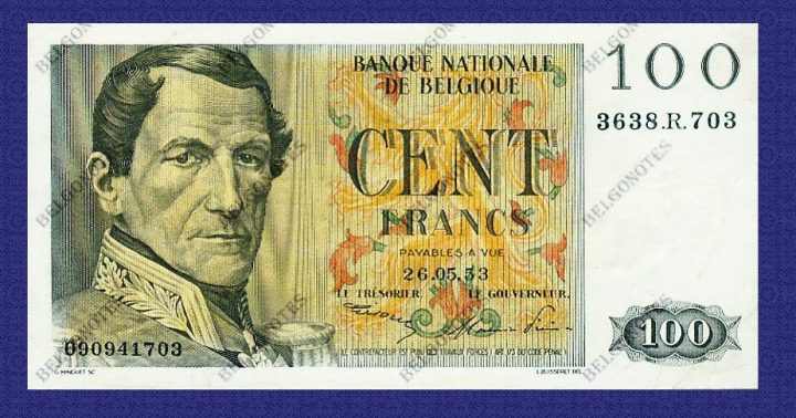 100 Francs Type Eeuwfeest *1953**  Lot 1902611703