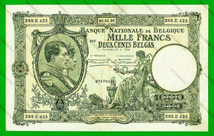 1000 Francs Type Nationale reeks 1932* Lot 1902619425