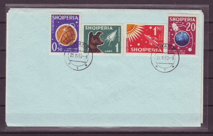 Ruimtevaart FDC57 Albanië