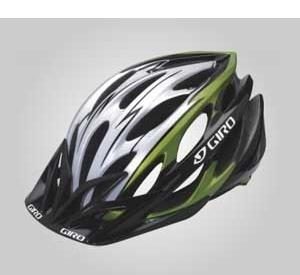 giro athlon helm groen zwart
