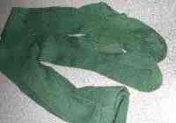 Groene broekkousen (maat 5/6 jaar)