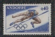 Frans Andorra nrs: 190 postfris