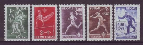 Finland nrs. 282/86 sport 