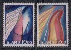 Ysland yvertnrs: 614/15 postfris