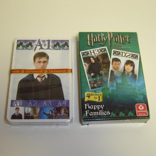 Speelkaarten - Harry Potter Kwartetspel 4 in 1 - Cartamundi