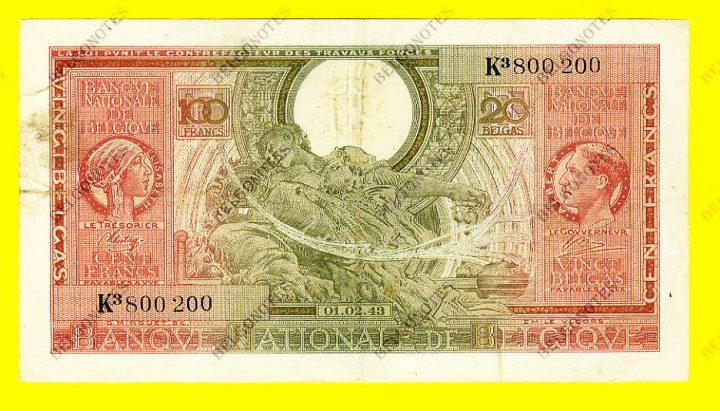 100 Francs Type Londen*01-02-1943*Lot 1902610200