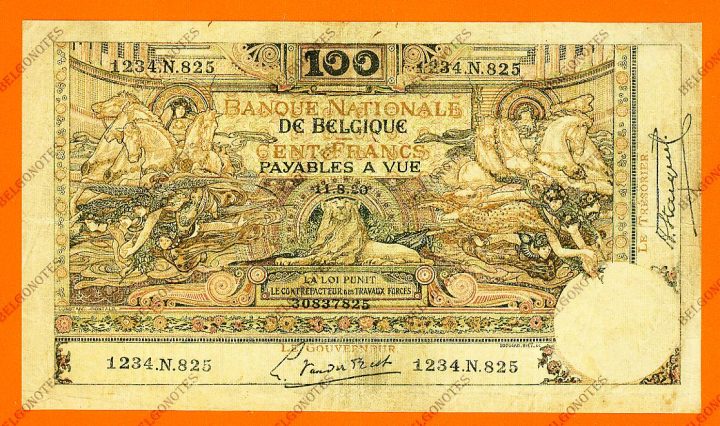 100 Francs Type Montald*11-08-1920*Lot 1902617818