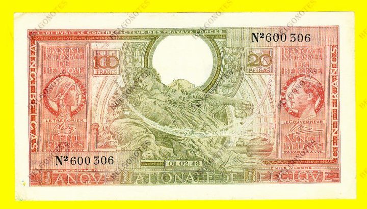100 Francs Type Londen*01-02-1943*Lot 1902610306