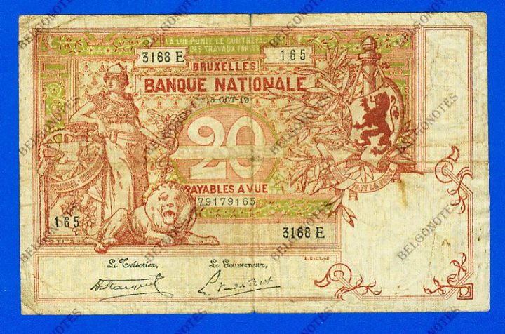 20 Francs Type Vermiljoen 1919 * Lot 1902613168