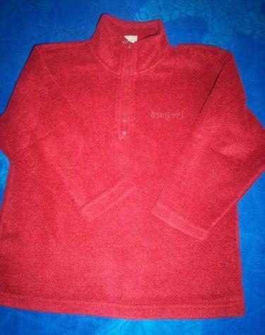 Rood ruitje met rits maat 104