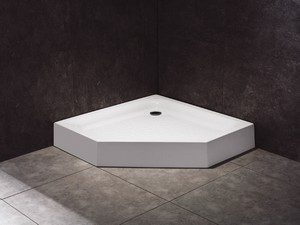 ESV-D009 DB Douchebak. vijf-hoek. 900x900mm