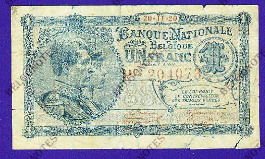 1 Franc Type Nat. reeks 1920*Lot 1902614073