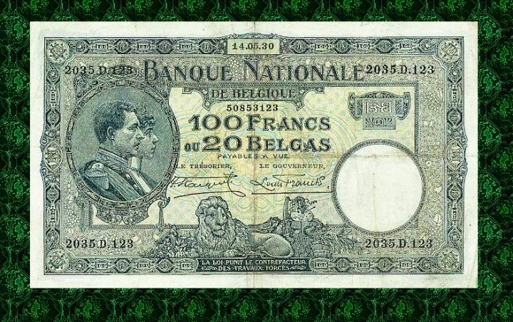100 Francs Type Nat. reeks 1930*Lot 1902613123