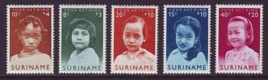 Suriname3 postfris kinderreeks 