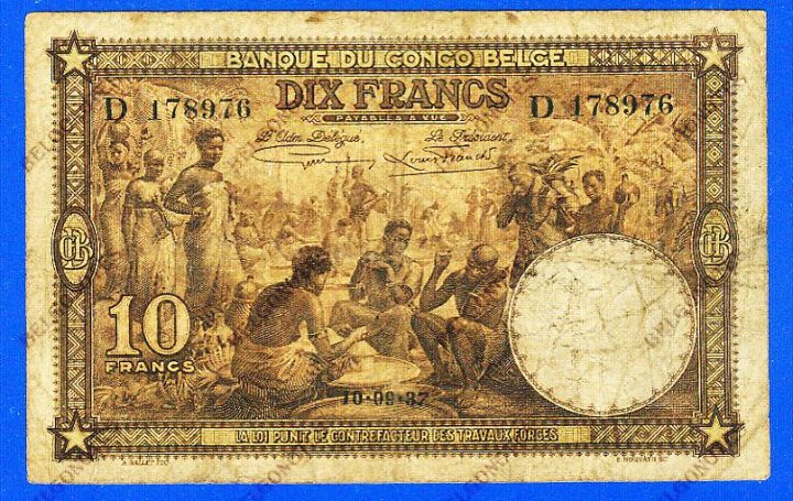GERESERVEERD !!!    10 Francs  10-09-1937 * Lot 2410598976