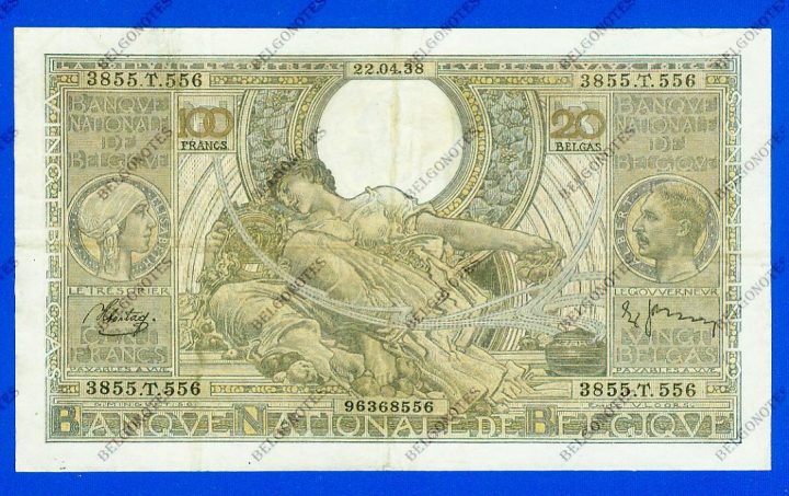 100 Francs Type Vloors 1938 * Lot 1902618556
