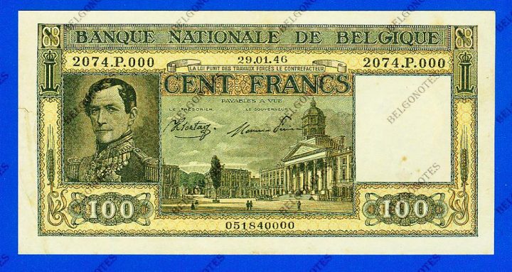 100 Francs Type Dynastie*1946*Lot 1902610000