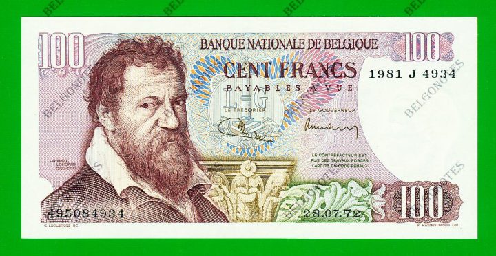 100 Francs Type Lombard 1972 **AUNC** Lot 1902614934