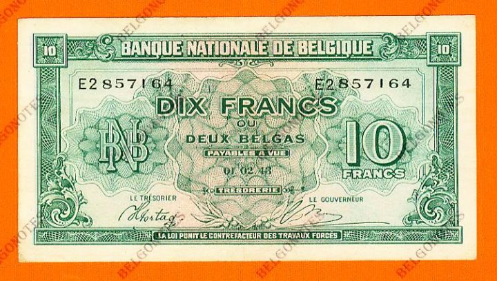 10 Francs Type Londen*01-02-1943**AUNC**Lot 1902617164