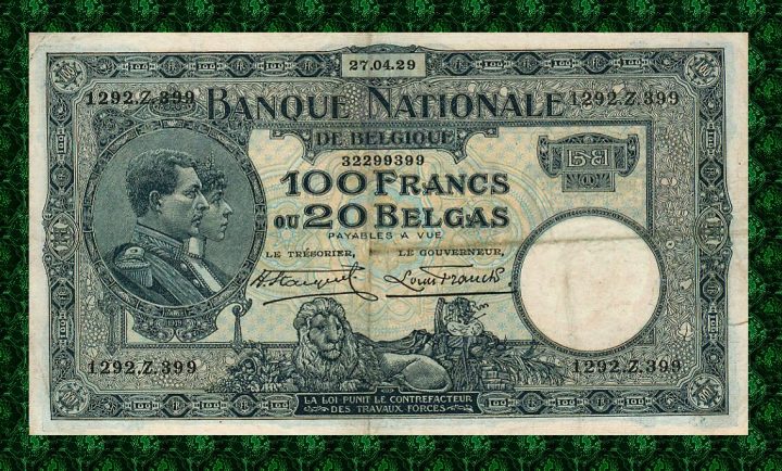 100 Francs Type Nat. reeks 1929*Lot 1902619399