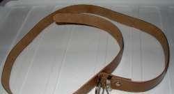 Dunne bruine ceintuur (± 90 cm.)