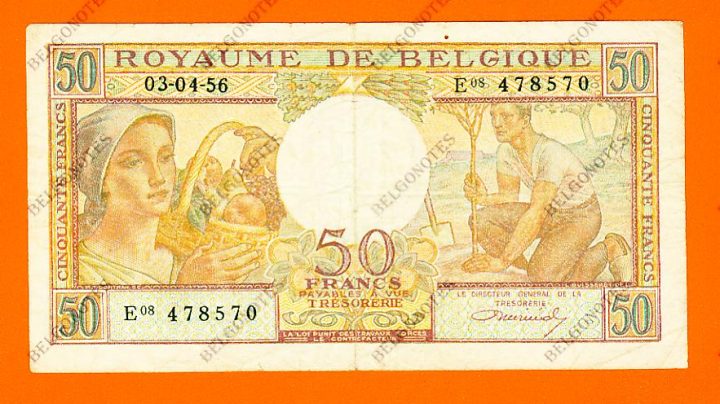 50 Francs Type Buisseret 03-04-1956* Lot 1902618570