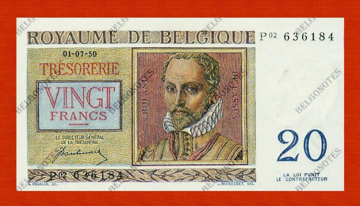 20 Francs Type Regnier **UNC**1950** Lot 1902616184