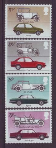 Engeland nrs. 1058/61 auto's 