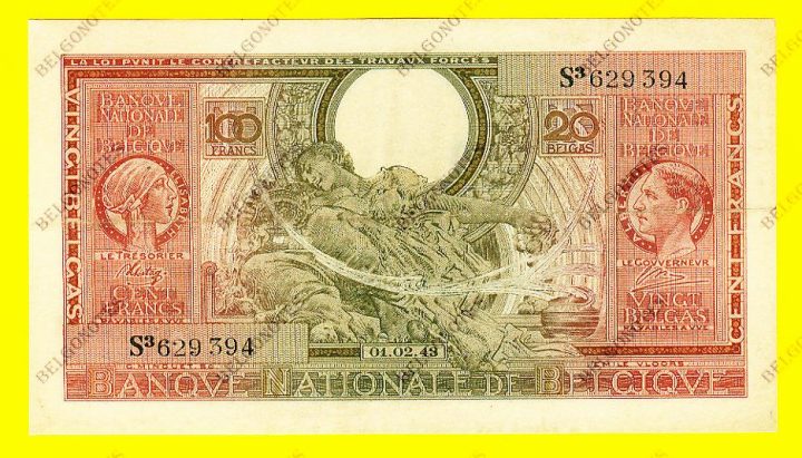 100 Francs Type Londen*01-02-1943*Lot 1902619394