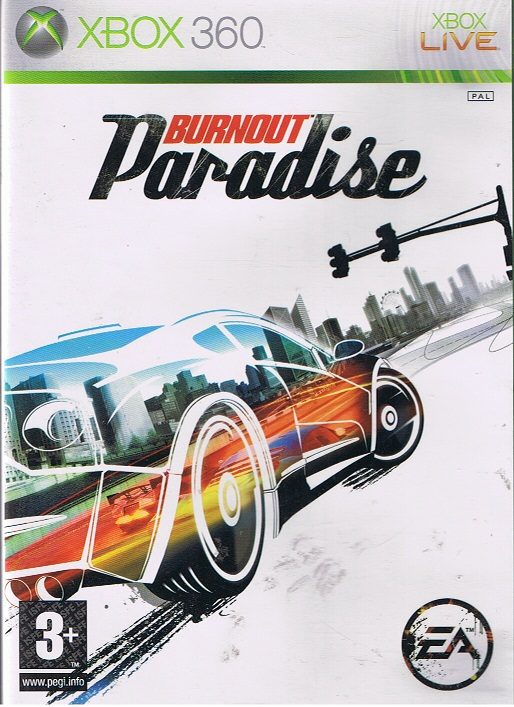 XBOX 360 GAME; Burnout Paradise