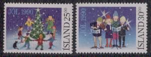 Ysland yvertnrs: 689/90 postfris