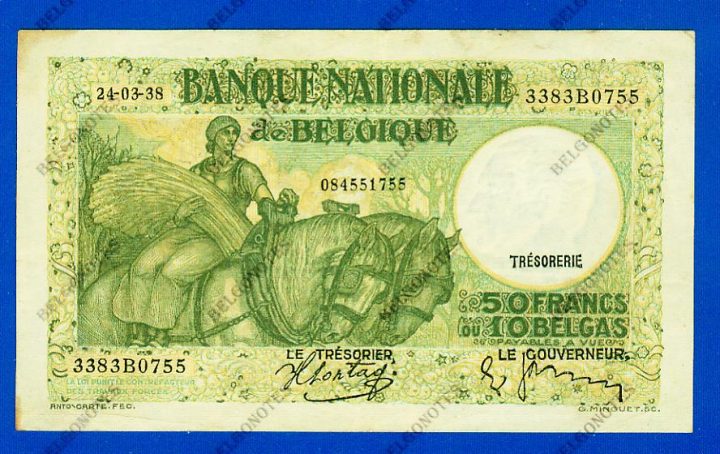 50 Francs Type Anto carte 24-03-1938*.Lot 1902610755