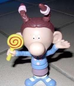 Figuurtje meisje met 2 staartjes