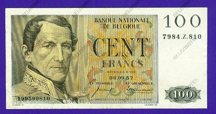 100 Francs Type Eeuwfeest*1957*Lot 1902619810