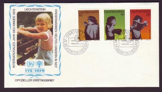 Liechtenstein FDC jaar van het kind 1979 