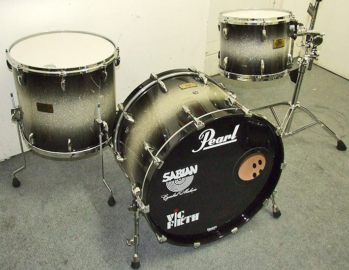 Pearl • MMX -BDB/Chrome 3-piece shellset