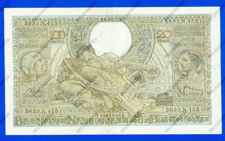 100 Francs Type Vloors 1939 * Lot 1902612455