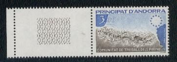 Frans Andorra nrs: 328 postfris