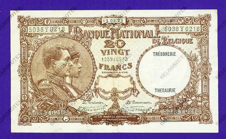20 Francs Type '1919' *1928*Lot 1902610218