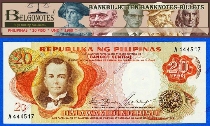 **UNC** Philipines  1949* 20 Piso