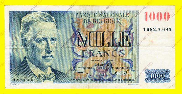 1000 Francs Type  Eeuwfeest 1950 * Lot 1902615693