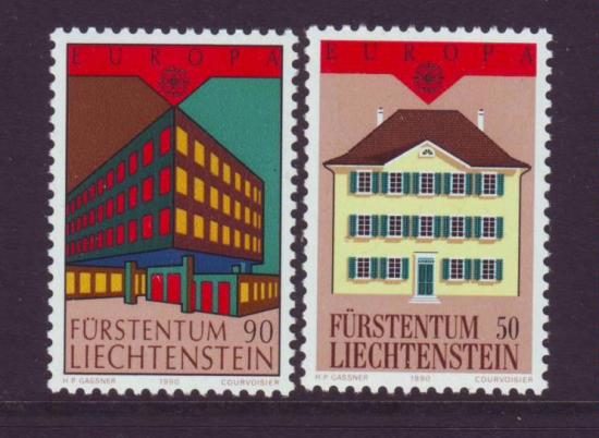 Liechtenstein Europa postfris nrs. 925/26 