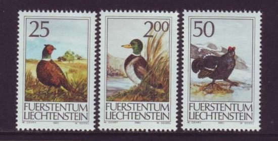 Liechtenstein postfris nrs. 938/40 