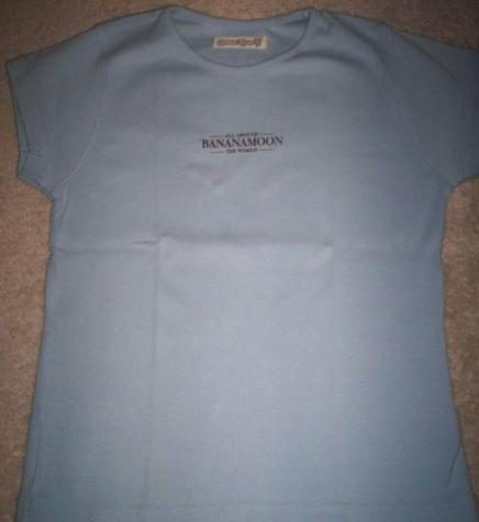 Lichtblauw t-shirts maat 140 merk Bananamoon