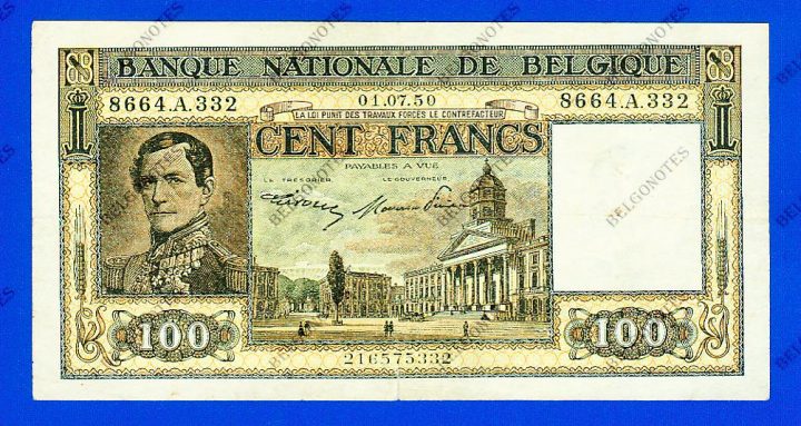 100 Francs Type Dynastie*1950*Lot 1902615332