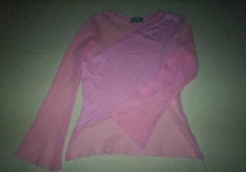 Roze t-shirt met lange mouwen: Pimkie