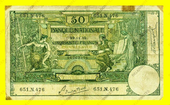 50 Francs Type Montald 1922*Lot 1902612476