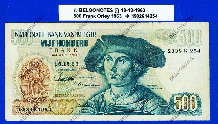 500 Francs Type Orley 18-12-1963*Lot 1902614254