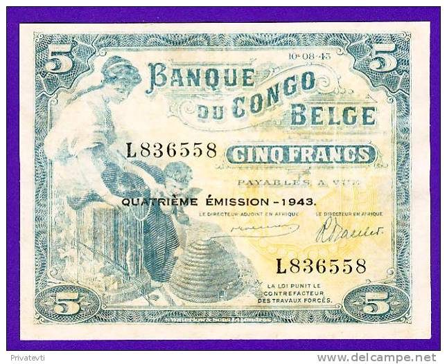 5 Francs  10-08-1943 * Lot 2410596558