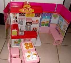 Hamburgerrestaurantje voor Barbie's